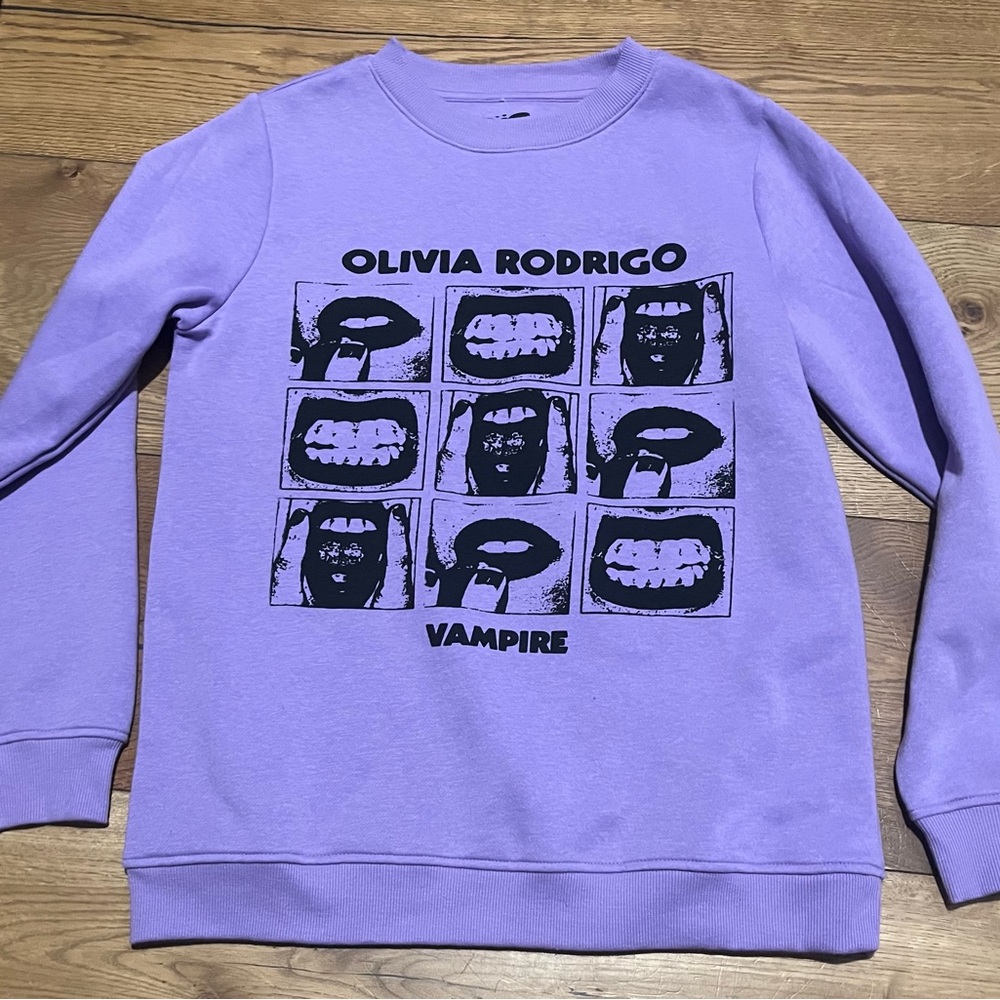 Olivia Rodrigo Purple Sweatshirt